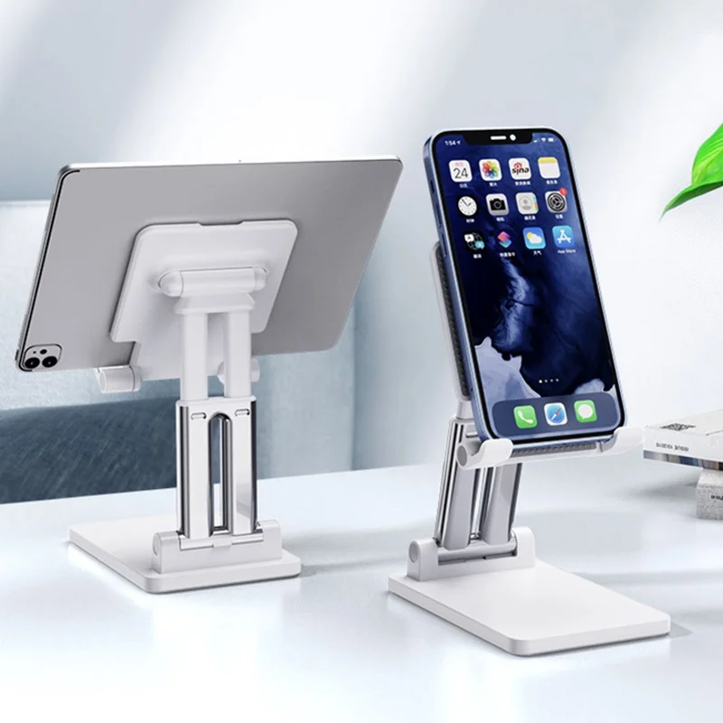 

Desktop Folding Retractable Drop Phone Holder Portable Tablet Holder Adjustable Foldable Desk Stand Holder Universal Phone