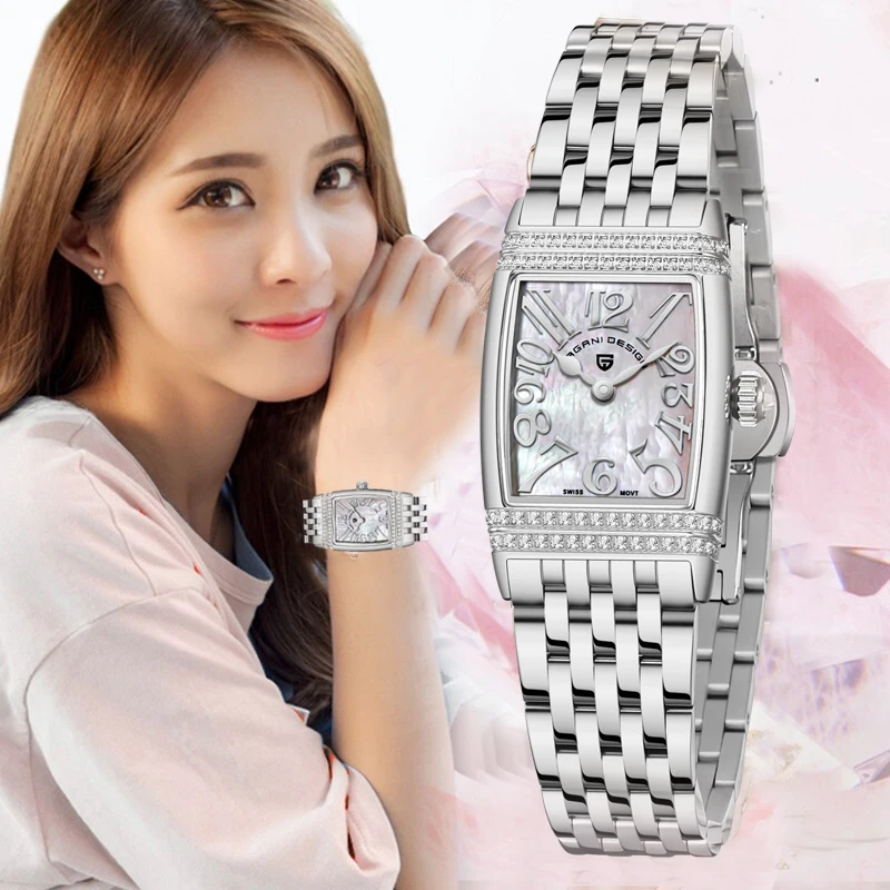 NEW PAGANI DESIGN Fashion Brand Silver And Gold Full Steel Creative Wristwatch Casual Women Quartz Watches Gift relogio Feminino