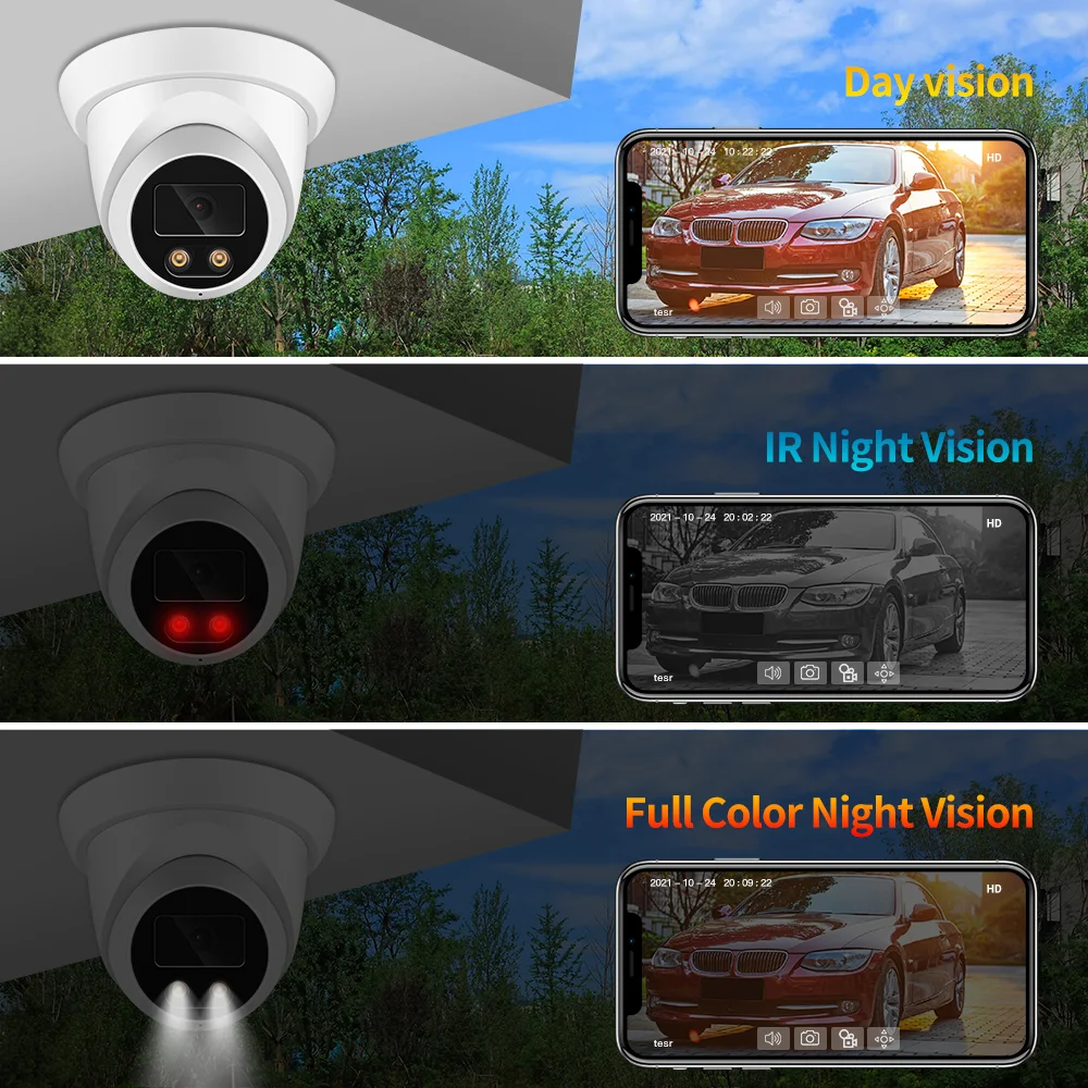 Новая 4K 8Мп IP камера видеонаблюдения Аудио Открытый POE H.265 Onvif Широкоугольный 2 8 мм