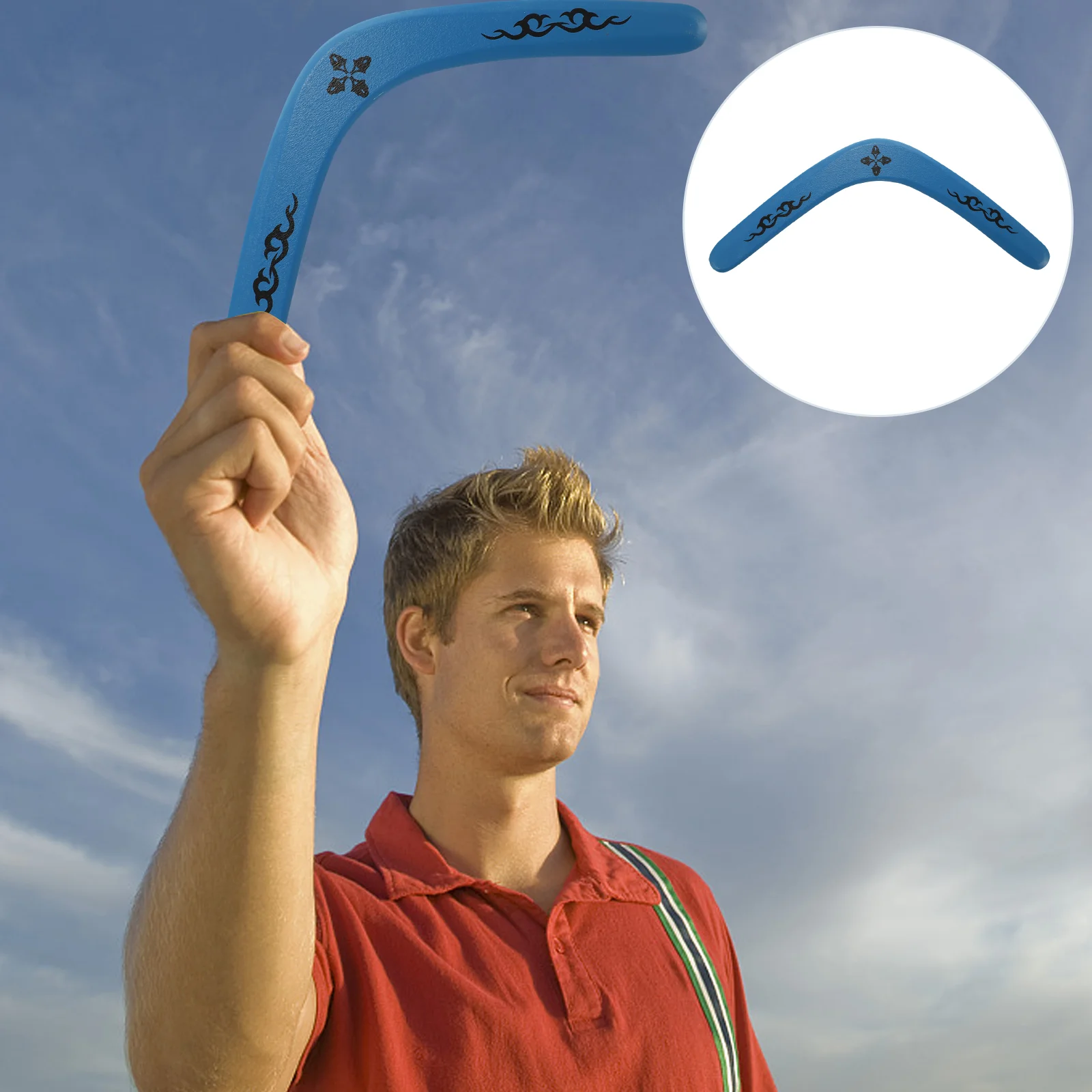 

1 шт., V-образная интересная забавная деревянная детская игрушка Boomerang