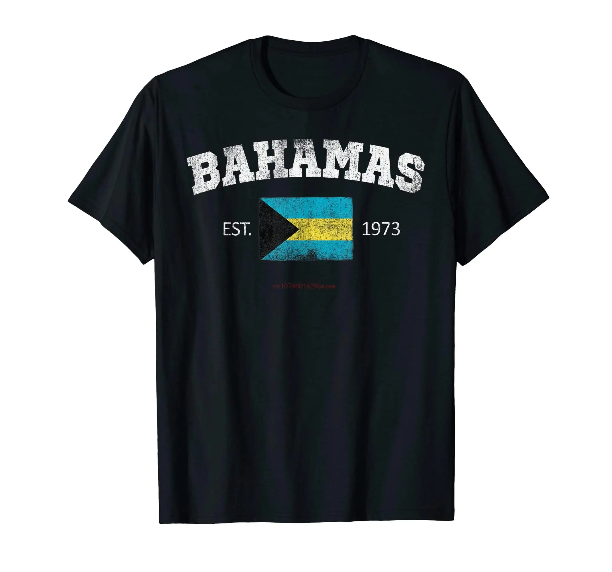 

Vintage BAHAMAS Independence Day Flag Est 1973 Souvenir T-Shirt Gift Hip Hop MEN WOMEN UNISEX T Shirts Size S-6XL