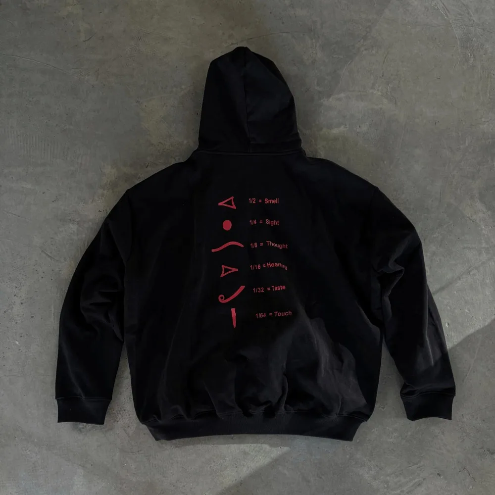 NIGO Мужская мешковатая толстовка с капюшоном в стиле ретро принтом High Street темный