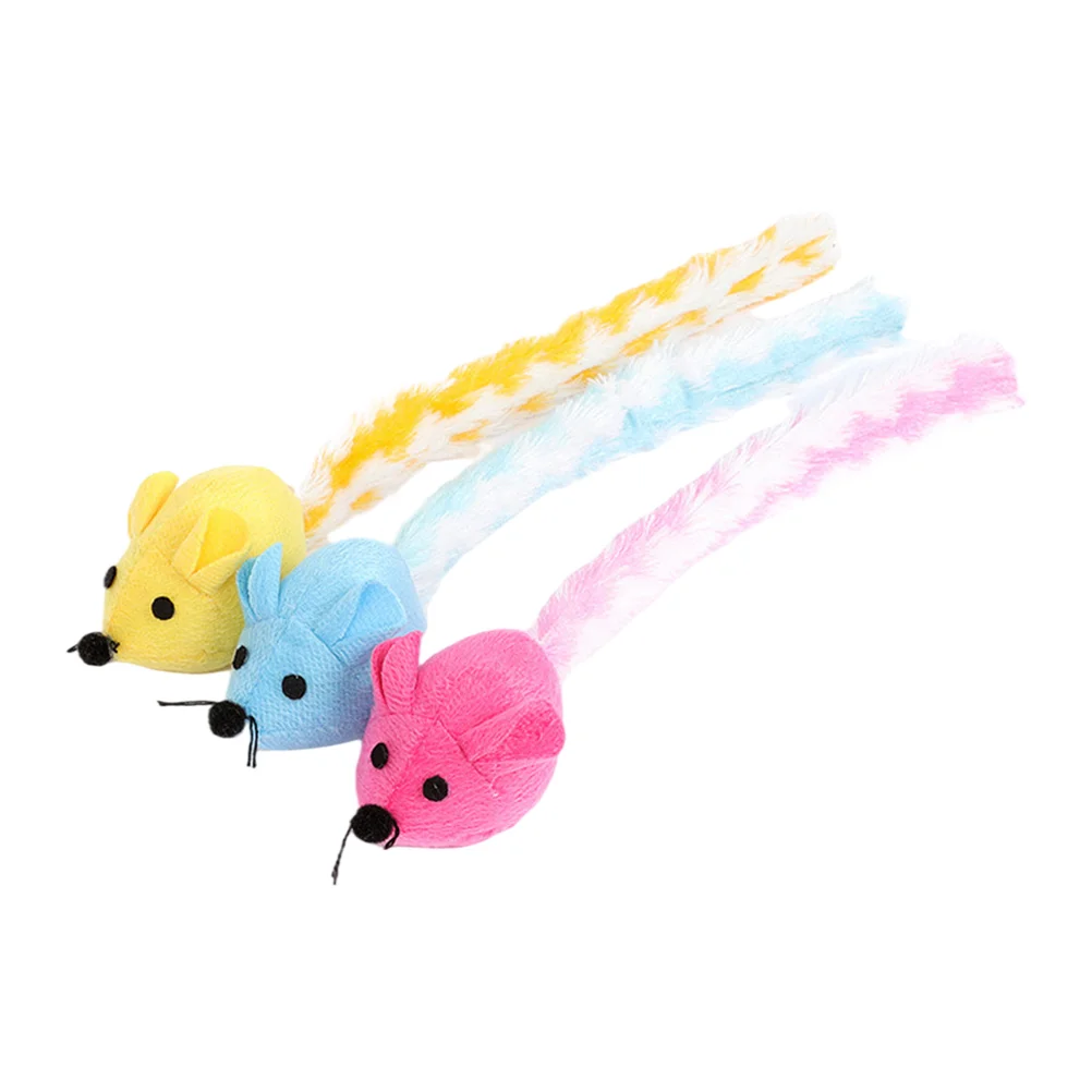 

3Pcs Plaything Kitten Interactive Moving Cat Catnip Pet Teaser Cat Teaser Plaything
