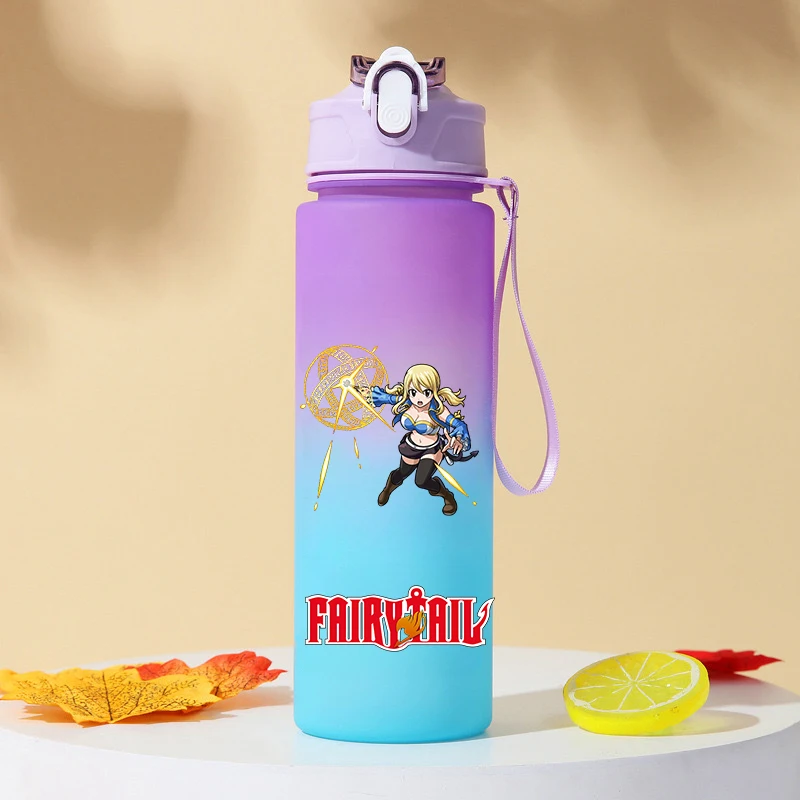 750 мл чашка для воды милая анимационная бутылка питьевой FAIRY TAIL емкость спорта на