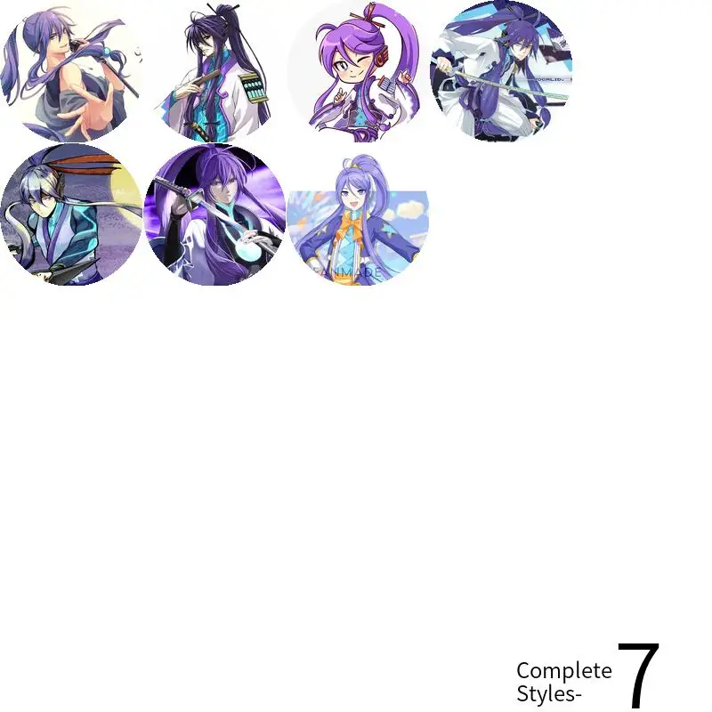 Kamui Gakupo игра аниме персонаж мягкая кнопка значок брошь якорь периферийные