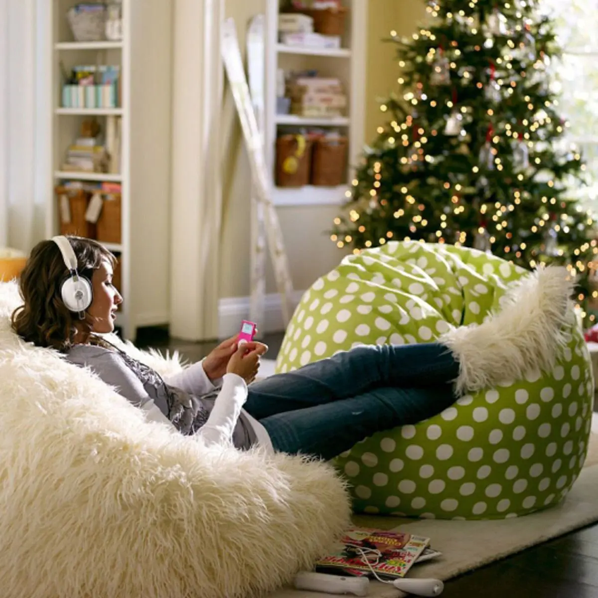 Soft Lazy Bean Bag Sofa Plush Cover Lounger Chairs Seat Living Room Furniture Without Filling Beanbag Beds Home | Мебель