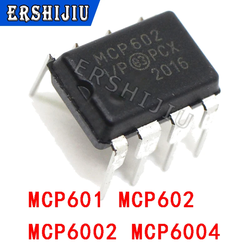 

10 шт./лот MCP602-I/P DIP8 MCP6002-I/P MCP6004-I/P MCP601-I/P MCP602 DIP IC чипсет