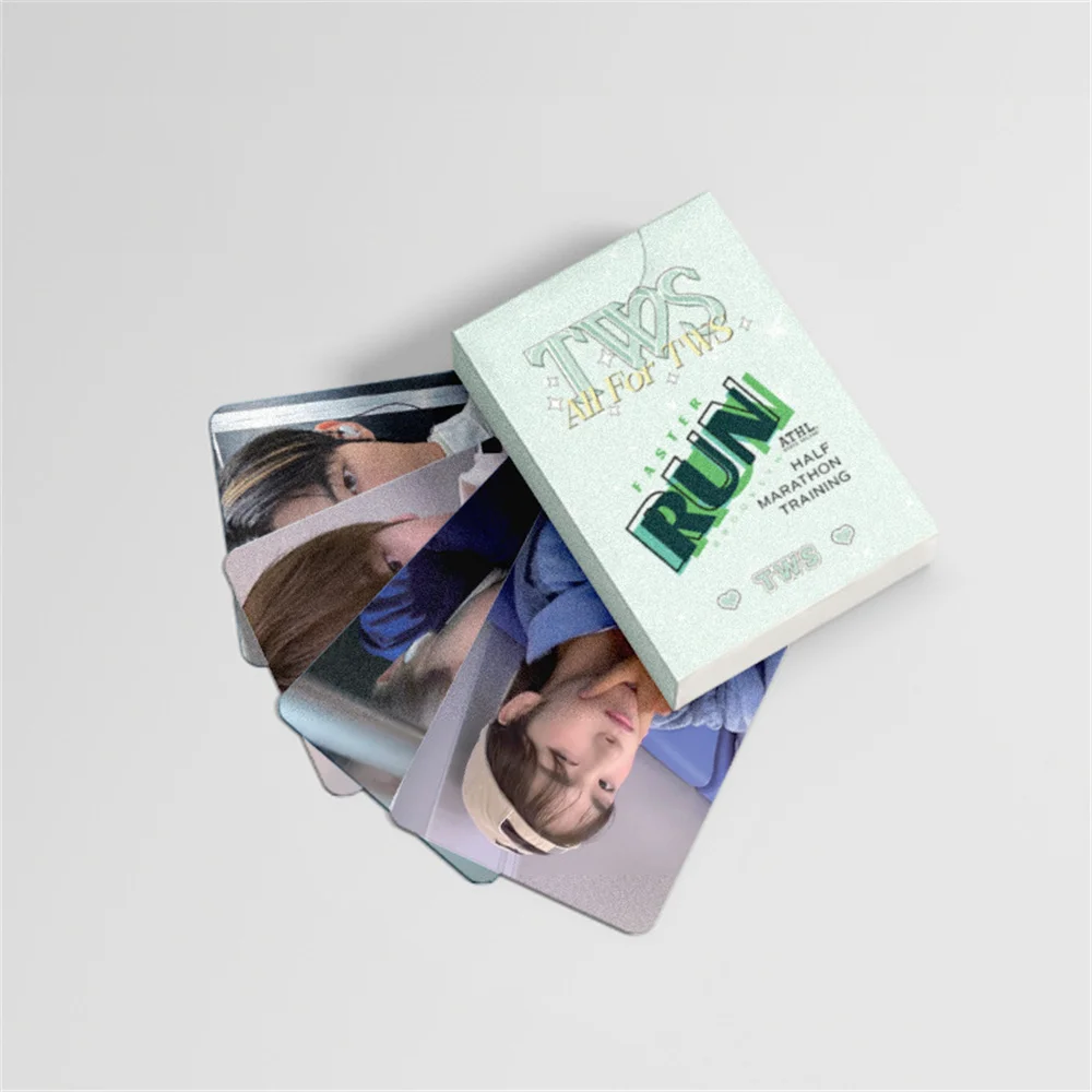 50 шт./набор Kpop TWS Лазерная Коробка Высокое качество HD фото корейский стиль