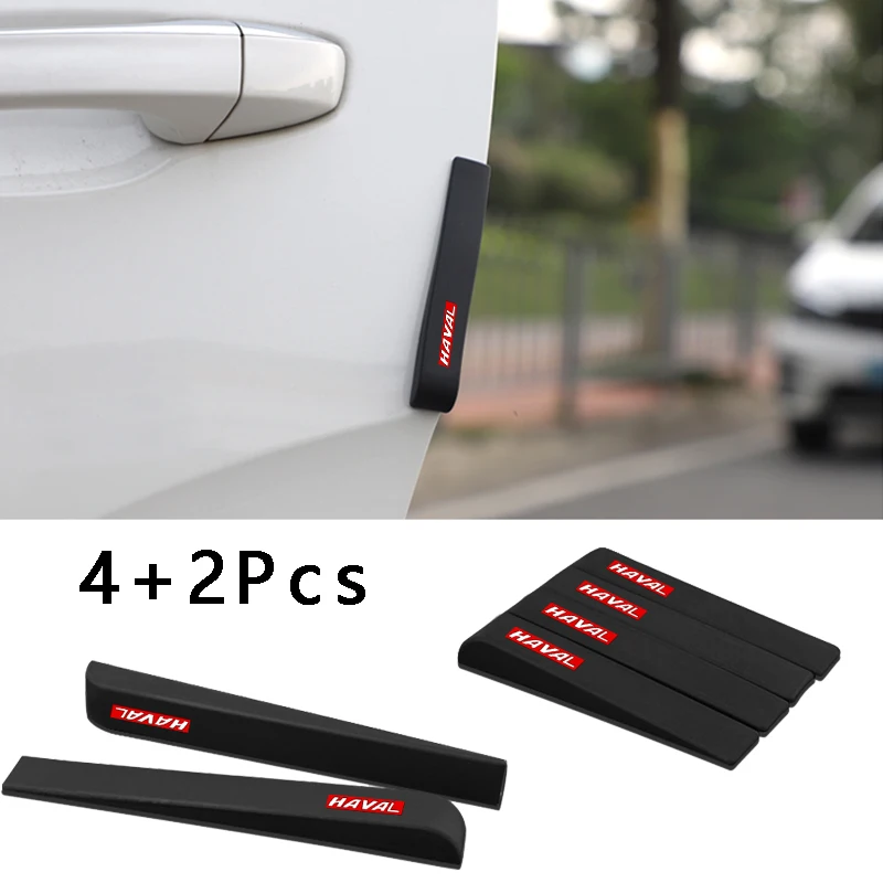 

6Pcs Car Door Anti-collision Bumper Strip Guards Side Protector Cover For Haval DCT DARGO XY H6 Coupe H7 H6S H9 DHT M6 Jolion