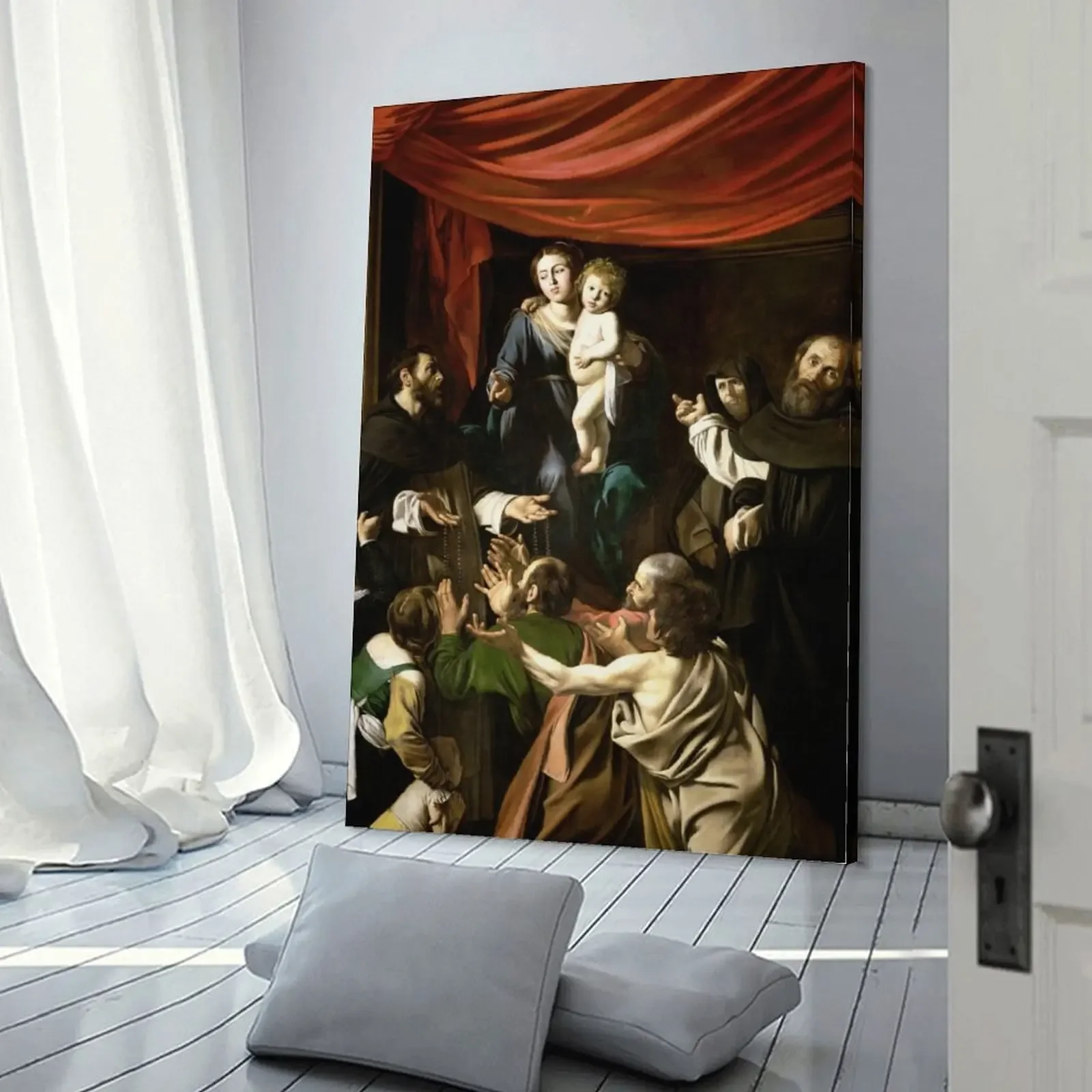 Картина на холсте Мадонна Розария 1607