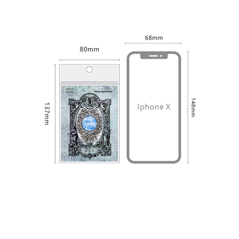 30 листов в упаковке прозрачные туманные украшения для скрапбукинга с