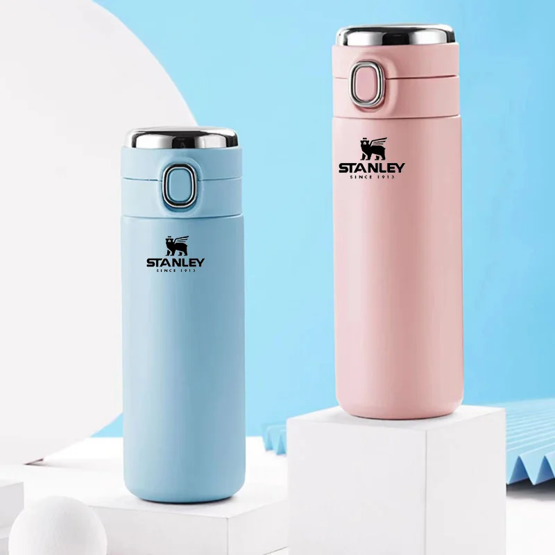 

Double Wall Stanley Thermos Bottle Stainless Steel Temperature Display Smart Intelligent Digital Flask Insulated Vacuum 14oz