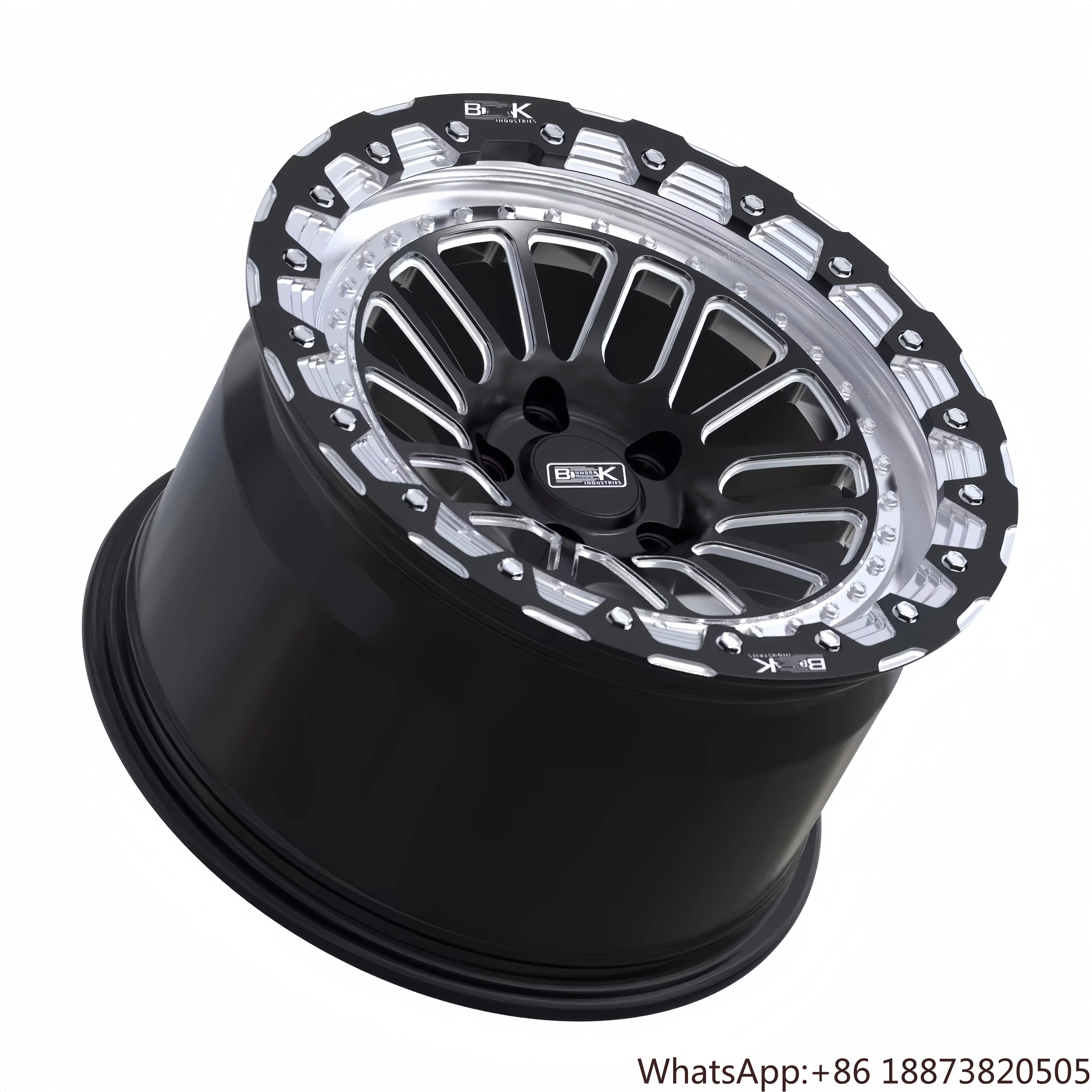 Фото 5x112 5x120 5x114,3 6x139,7 Кованый гоночный обод Custom Beadlock Offroad Глубоковолное внедорожное колесо из алюминиевого сплава для Belak №1