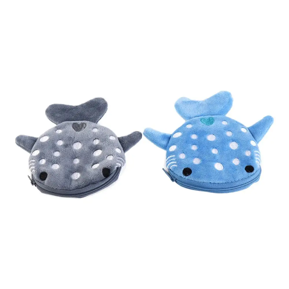 

Small Card Holder Chirstmas Gifts Earphone Purse Small Items Bags Shark Coin Purse Women Coin Purse Shark Plush Wallet