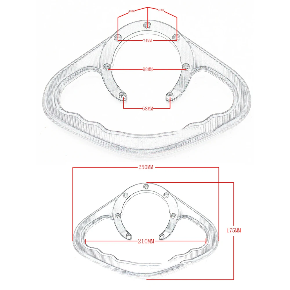 Ручка для топливного бака для HONDA CB 1000 R 1300 CBR 600 RR F F4 F3 F2 F4I VFR 400 1200 F CBR600RR, задний пассажирский подлокотник для мотоцикла (art.: 3920c8e46f5ad) - 3920c8e46f5ad