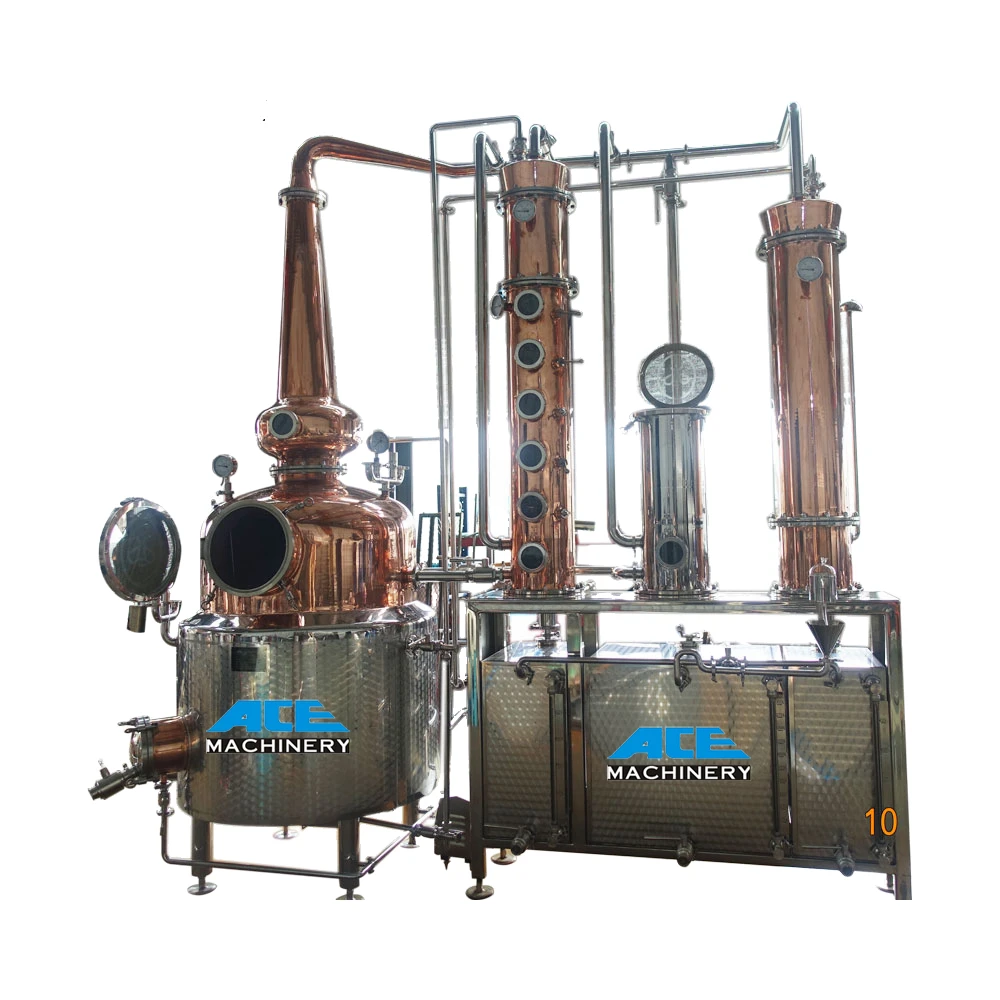 

Ace 500L Food Grade Stainless Steel 304 Alambic Moonshine Gin Distillation Apparatus