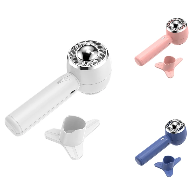 

HOT！-Mini Portable Fan USB Rechargeable Cooling Handheld Fan Three Speed Adjust Ventilador Cooler Outside Travel Artifact