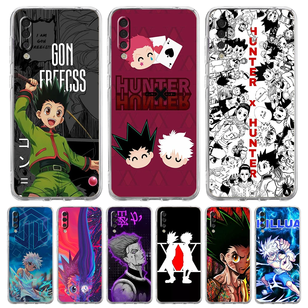 

Anime Hunter X Hunter Luxury Transparent Phone Case for Samsung Galaxy A12 A02 A03S A50 A70 A40 A10 A20 A30 Cover Silicone Shell
