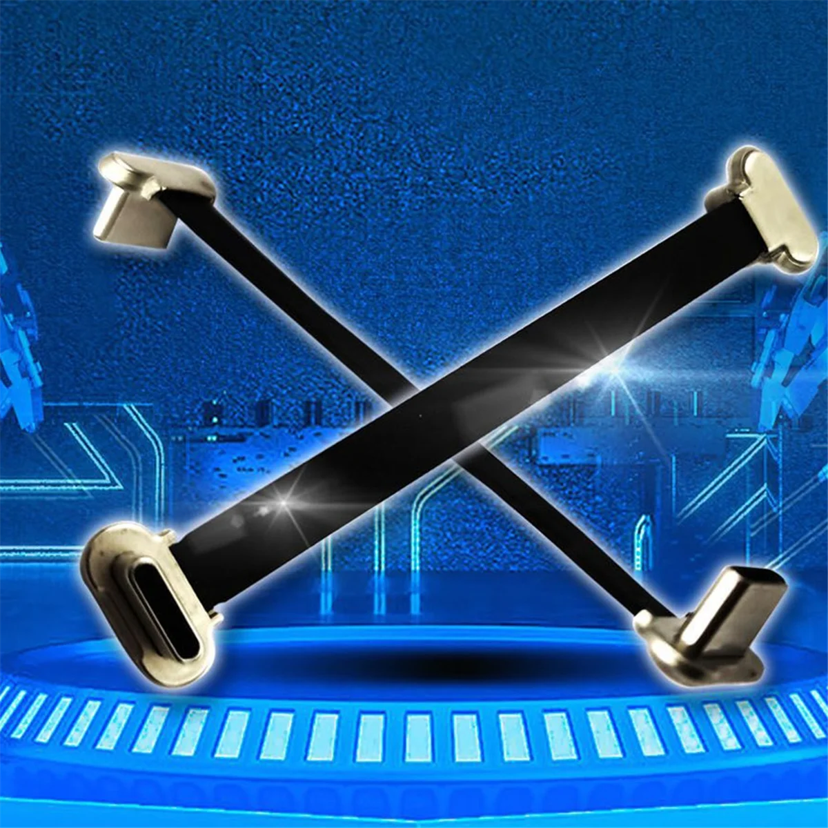 Type-C между мужчинами и USB C FPC Мягкий плоский кабель для быстрой зарядки