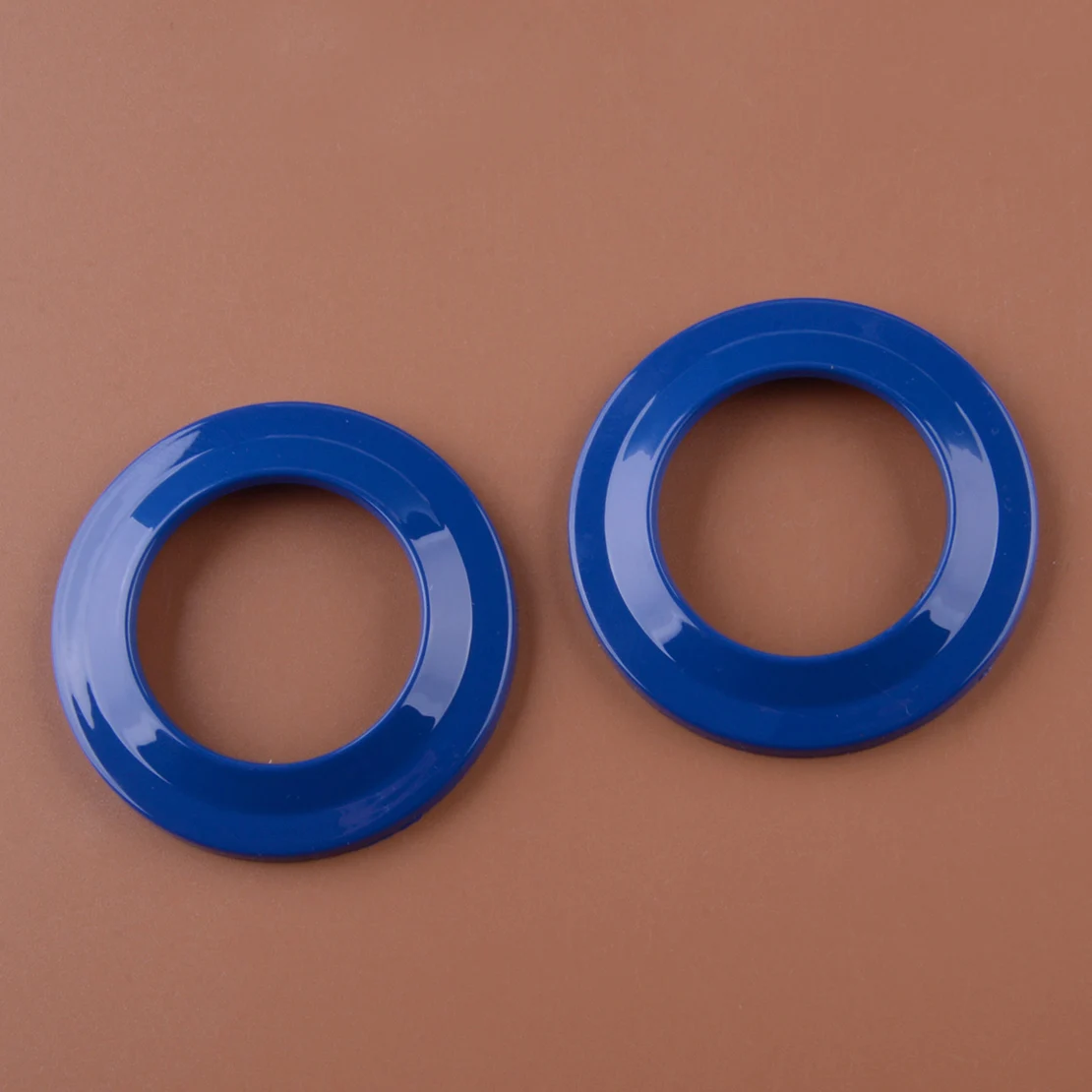 

2 шт. автомобильный колонковый звуковой динамик звуковое кольцо Обложка для Jeep Wrangler JK 2008 2009 2010 2011 2012 2013 2014 синий пластик