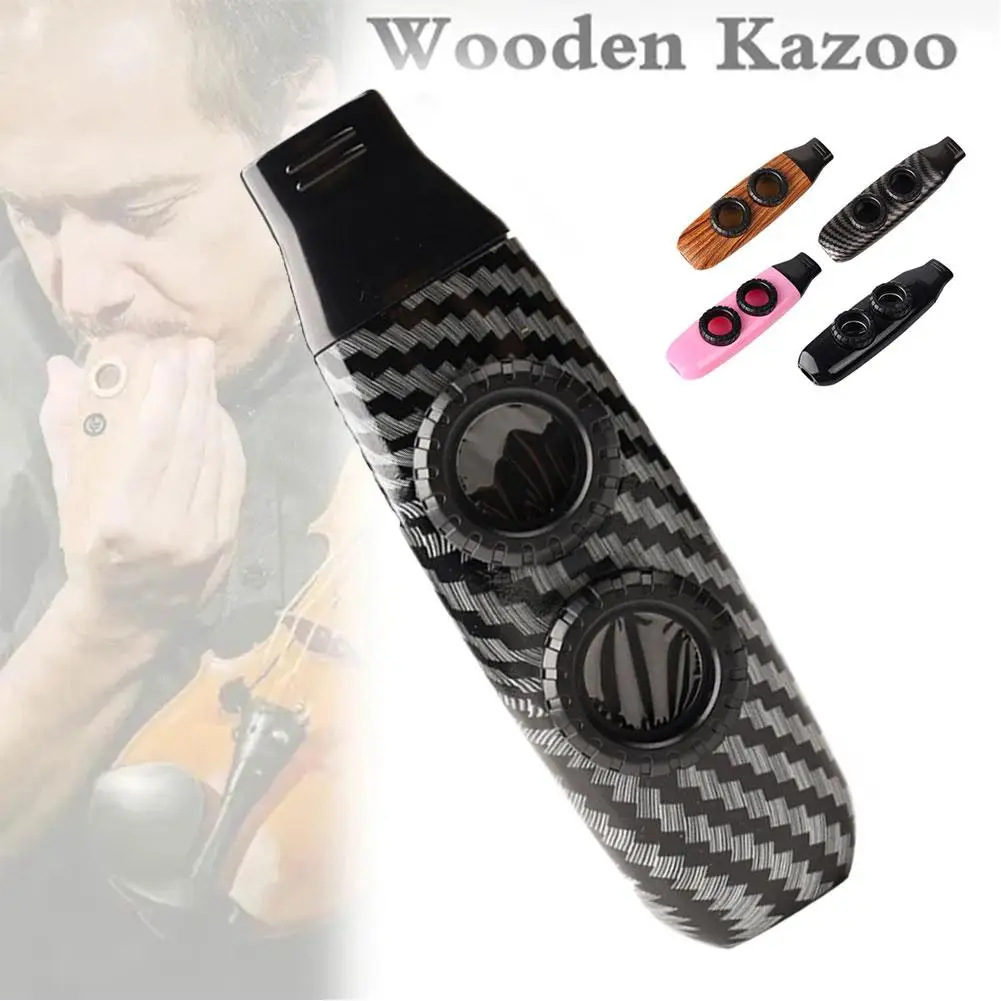 ABS портативный мини Kazoo двойная пленка инструмент для аккомпанемента двойной с