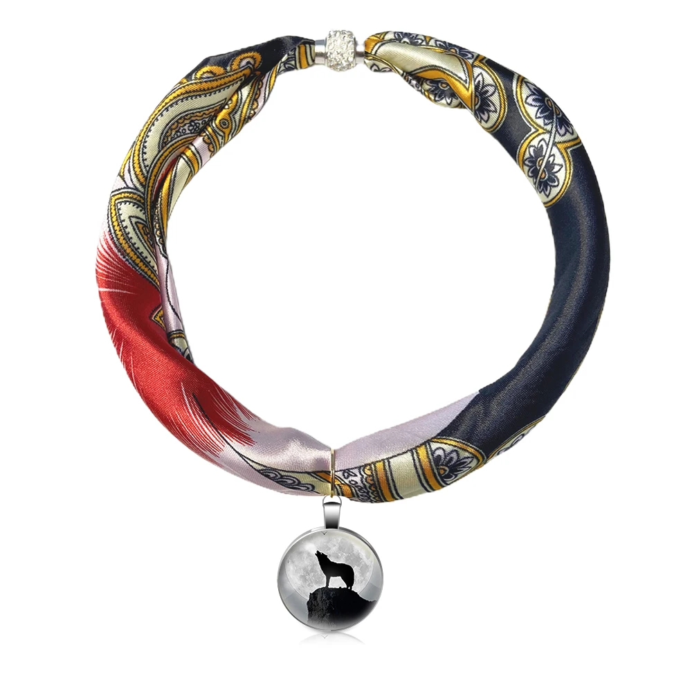 

luxury Scarf Women Necklace Pendant Twill Small Long Little Flower Line Printed Headband Bag Ribbon Ladie Tie