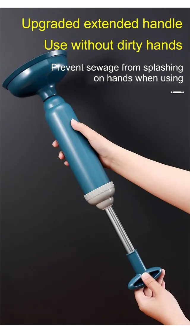 Плунжер для унитаза насос высокого давления антизасорение очиститель ванной