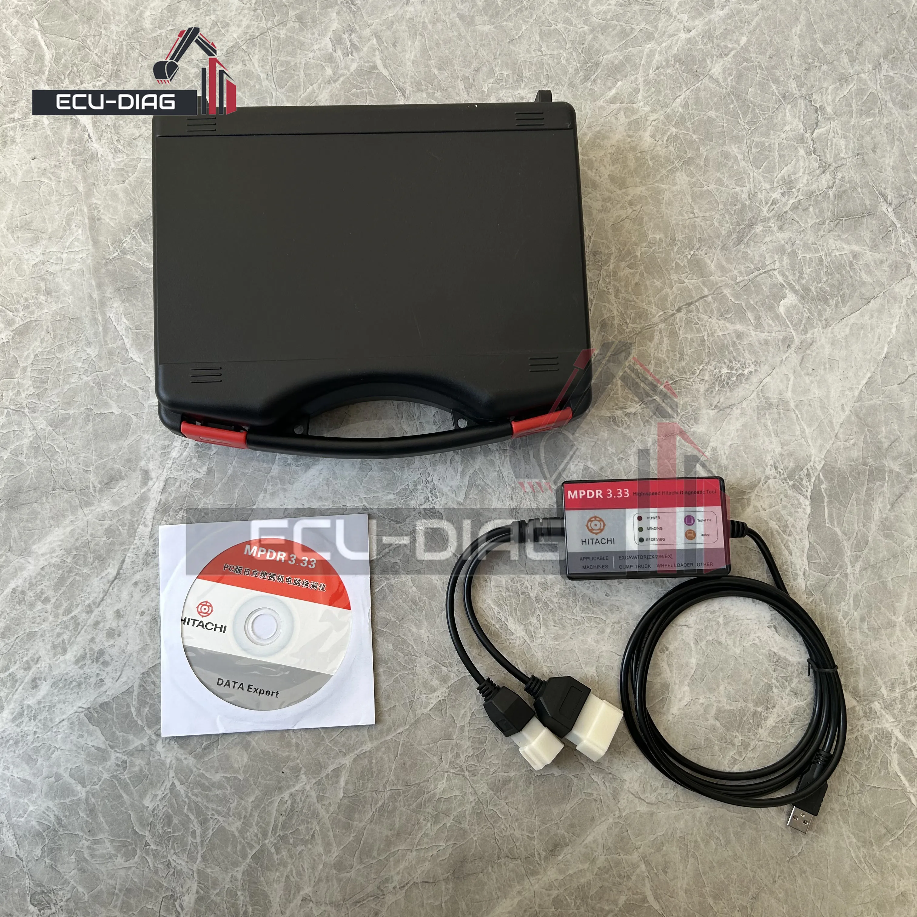 Диагностический сканер MPDR 3 33 для Hitachi с программным обеспечением ZW-6 ZW-5 ZW-1 ZXW-6 ZXW-5