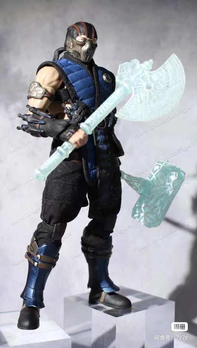 Фото НОВАЯ Оригинальная фигурка JM Toys Mortal Kombat Sub-Zero, классическое переиздание, коллекционная модель, подарок для коллекционеров №2
