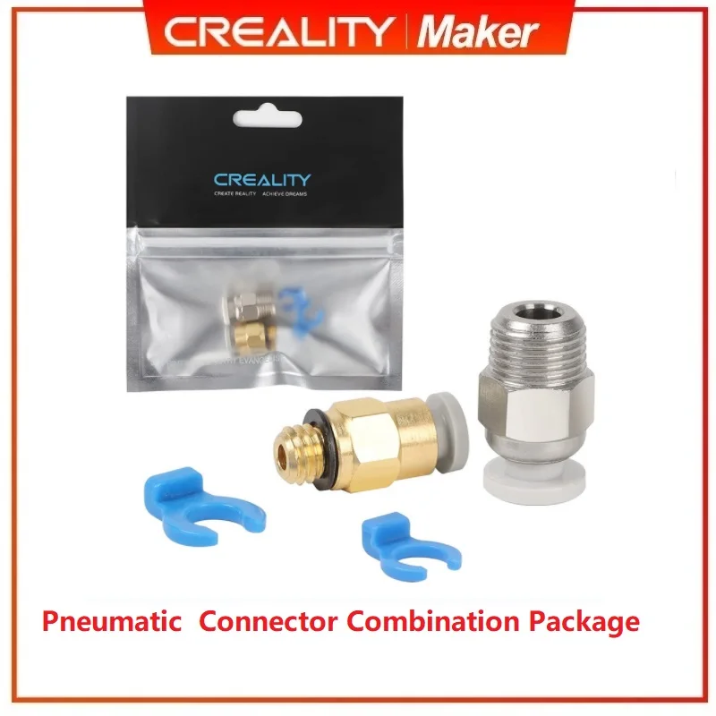 

CREALITY Pneumatic Connector Combination Fitting Bowden Tube Coupler for Ender 3/3 Pro/3 V2/3 Max/3 Max Neo Ender 5/5 Pro/5 Plus