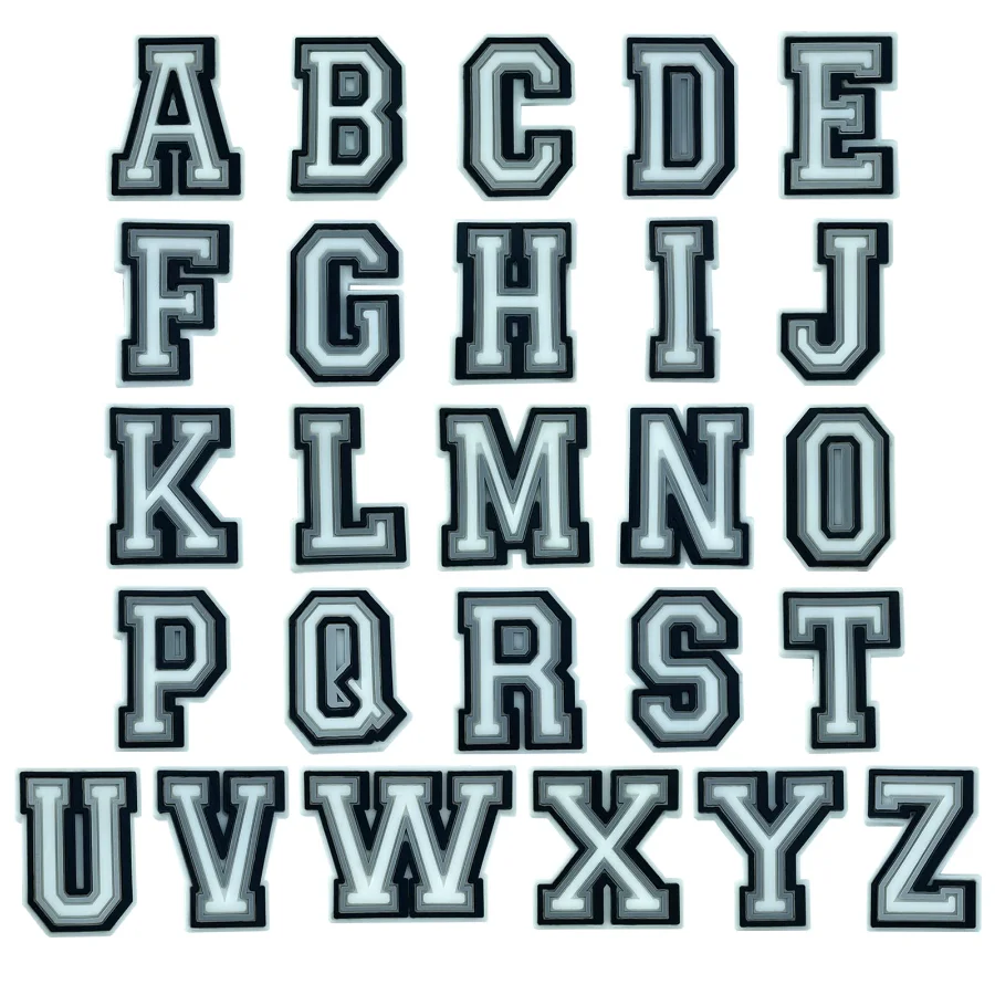 Набор из 78 подвесок для обуви с буквами и цифрами A-Z 0–9 # Подвески в виде крокодила