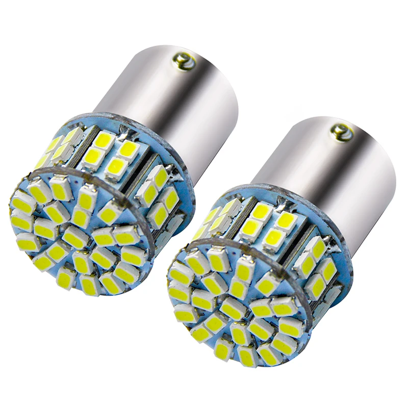 

10PCS Super Bright 1156 BA15S P21W 1157 Bay15d P21/5W 50SMD 1206 3020 50 Led SMD Car Brake Light Turn Signals Lamps