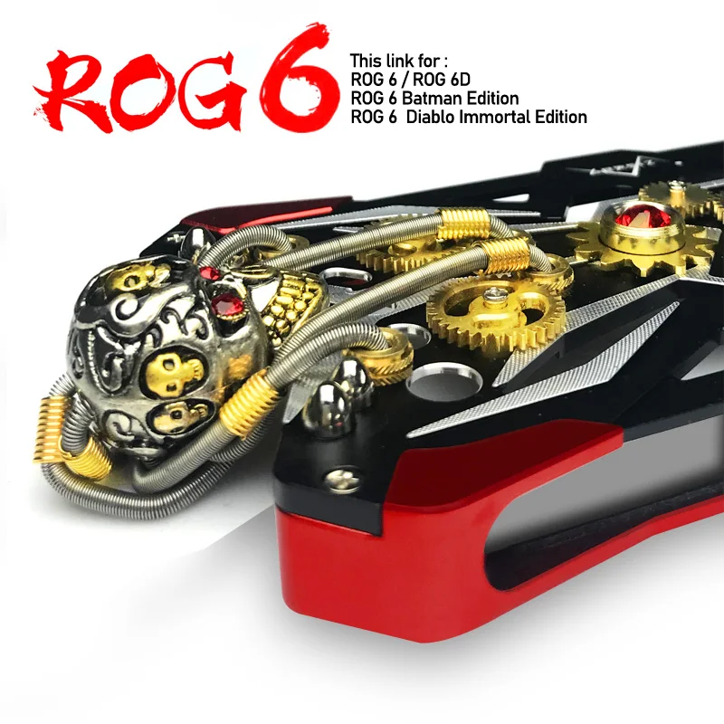 Роскошный армированный металлический алюминиевый чехол для телефона Asus Rog Phone 7 6 5