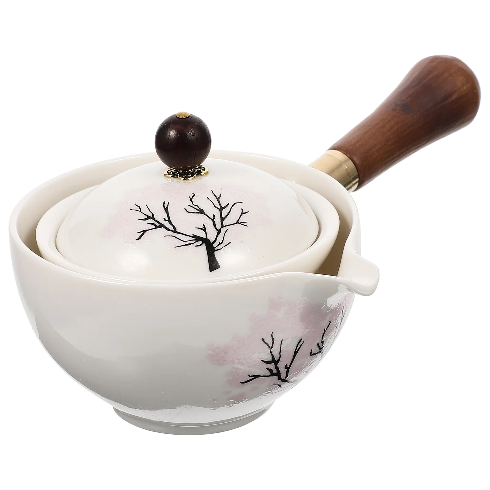 

Ceramic Side Handle Jug Heat-resistant Teapot Office Kettle Home Japanese Pots Delicate Teaware Ceramics Rotating Travel