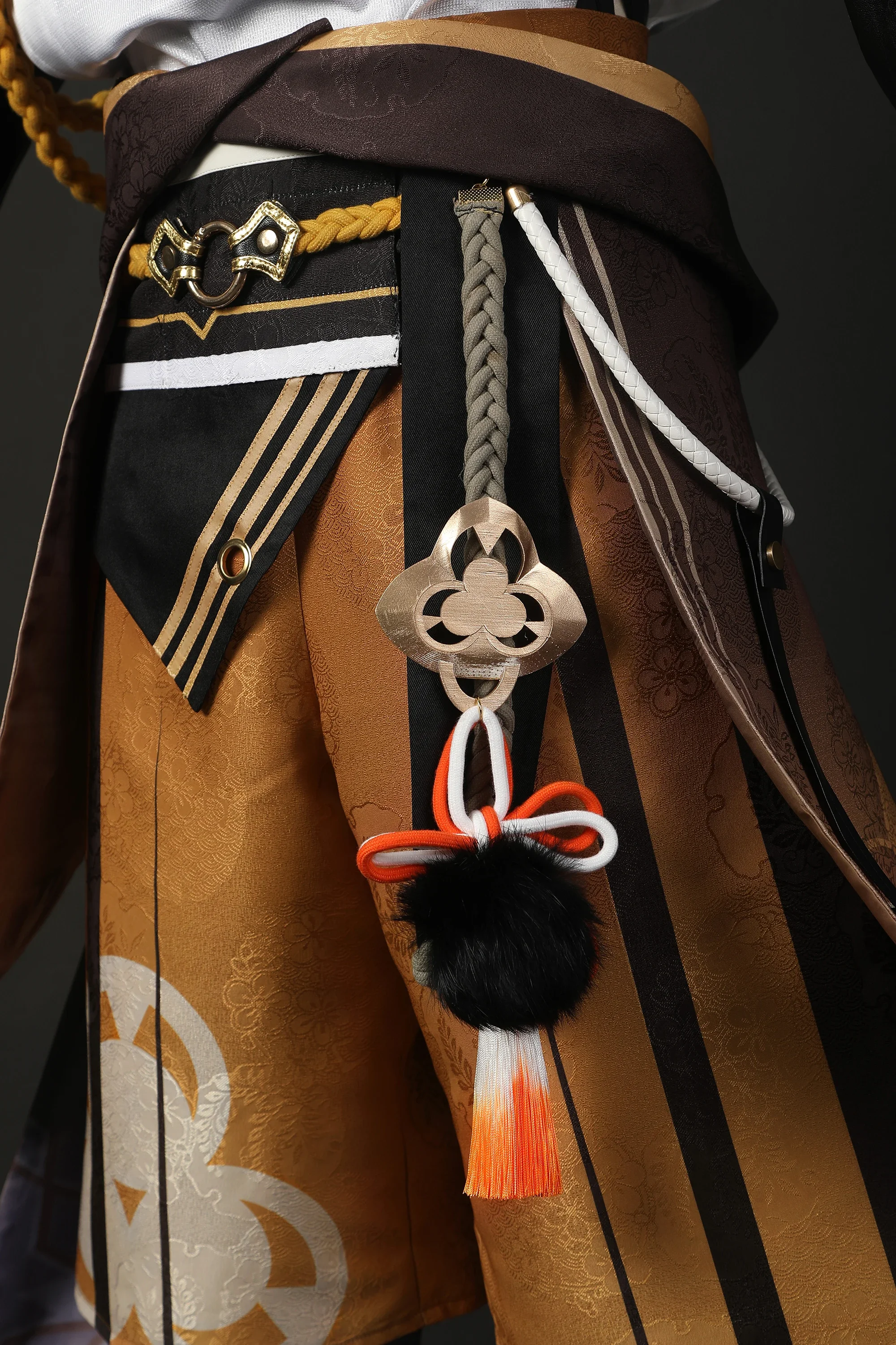 Game Genshin Impact Shikanoin Heizou Cosplay Costume Anime Wig Men Uniform Halloween Carnival Role Play