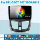2 ГБ + 32 ГБ Android 10 для PEUGEOT 207 2006 - 2015 автомобильное радио, мультимедийный видеоплеер, навигация GPS 2 din dvd