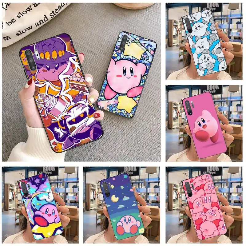 

Kawaii Cute Star Kirby Phone Case For Samsung Galaxy Note20 ultra 7 8 9 10 Plus lite Samsung M21 M31S M30S M51