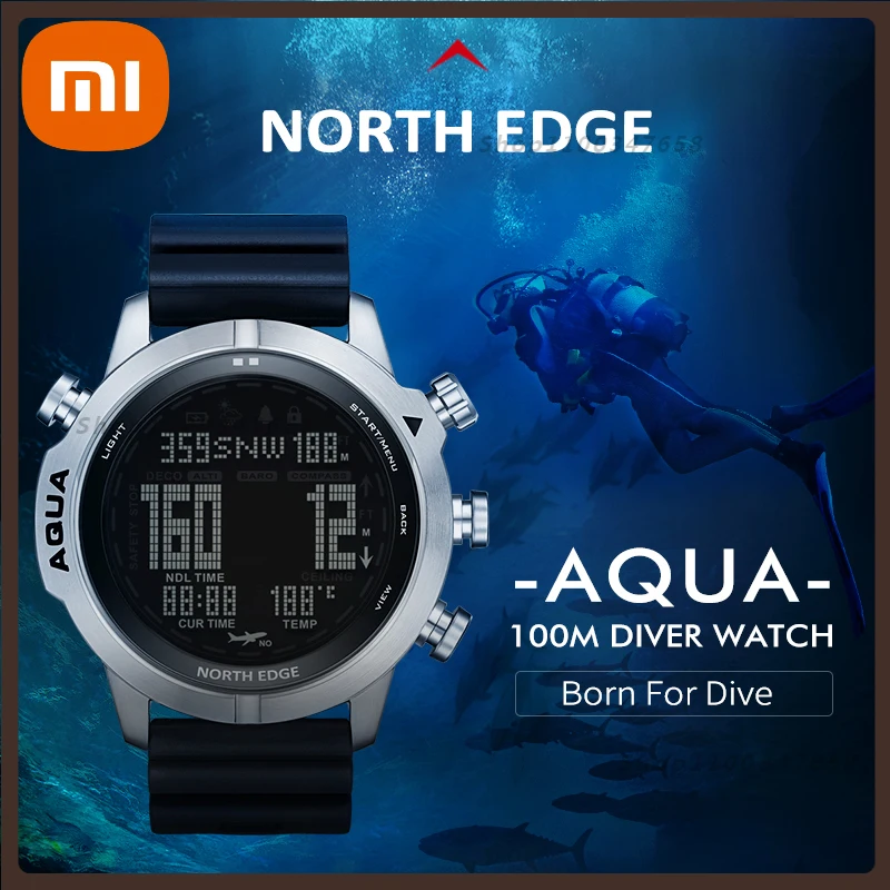 

Xiaomi 2022 New Smart Watch 100m Waterproof Outdoor Diving Watch Compass Barometer Altimeter Thermometer Luminous Smart Watch