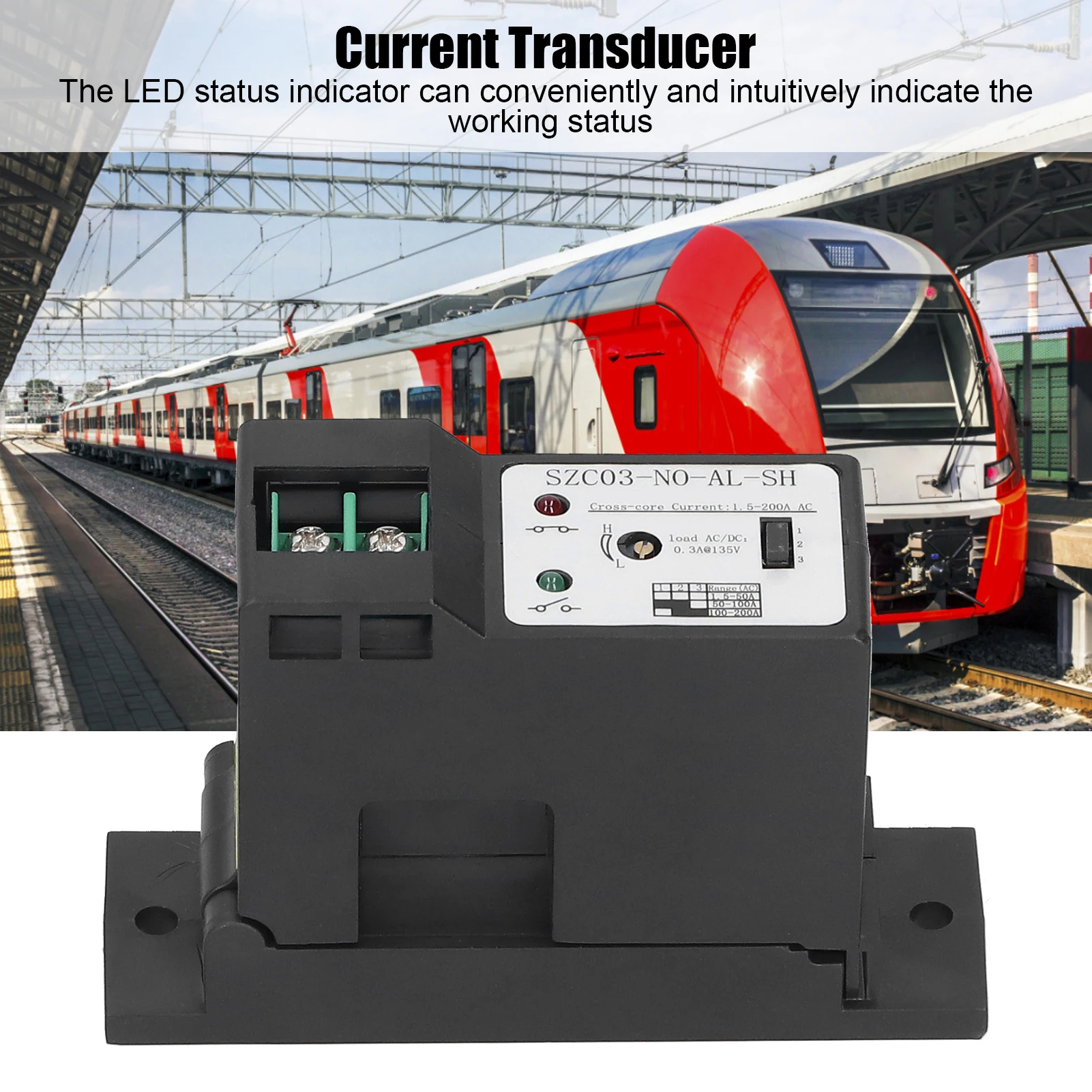 Промышленный Датчик Трансформатора Тока 1 5-200A SZC03-no-al-sh Преобразователь Датчика
