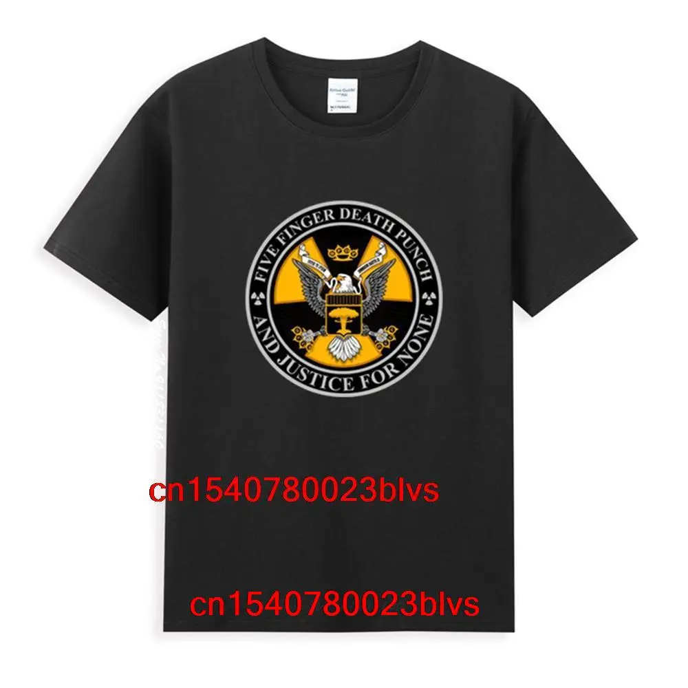 

Five Finger Death Punch Eagle Black New T-Shirt Newest Summer Men's Short Sleeve Popular Tees Shirt Tops Novel Unisex