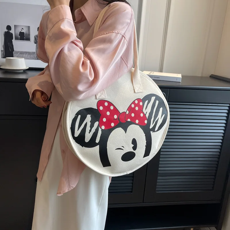 

Сумка на плечо с мультипликационным принтом Минни и Микки из мультфильма