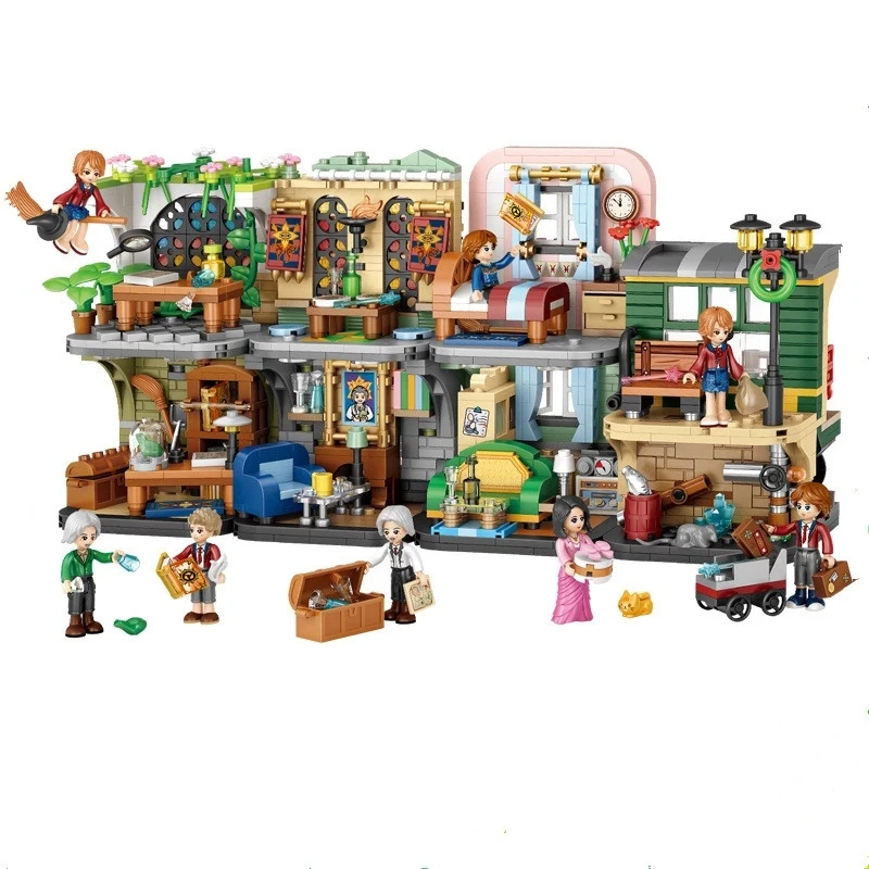 

LOZ Building Blocks City View Scene Coffee Shop Retail Store Architectures Assembly Toy Christmas Gift for Children Adult 1666