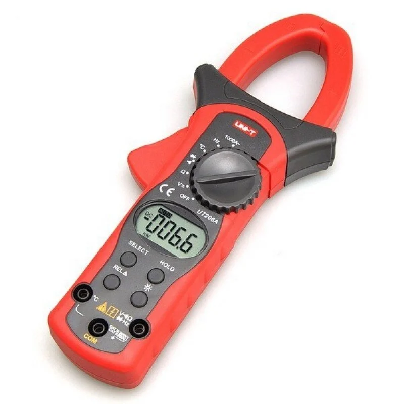 

UT206A 1000A Digital Clamp Meters Earth Ground Megohmmeter Multimeter Voltage Current Resistance Tester