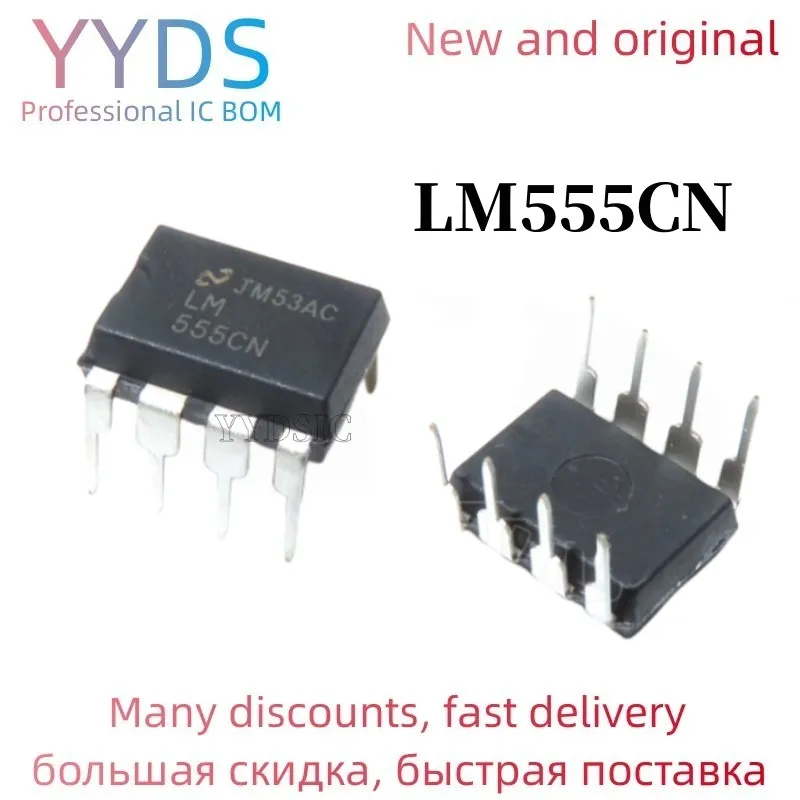 

10 шт. LM555CN DIP8 LM555 DIP-8 555CN DIP