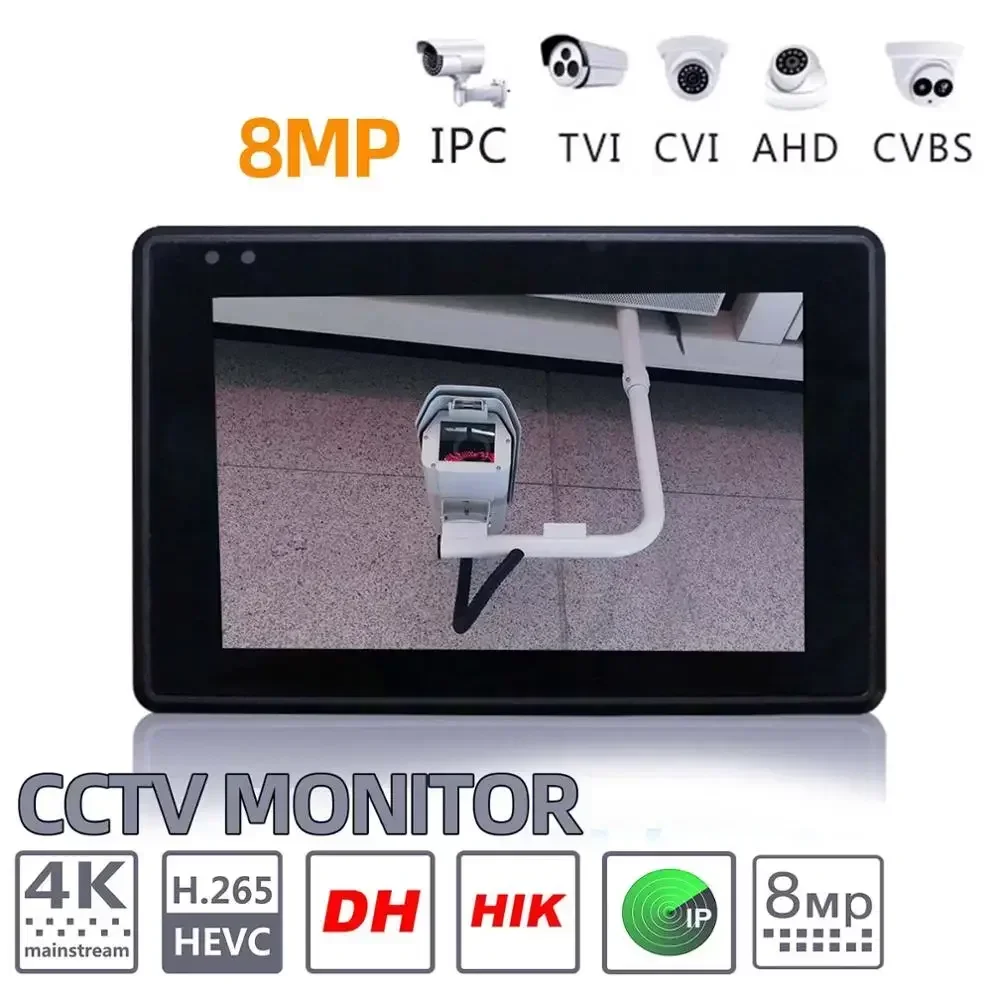 Многофункциональный тестер видеонаблюдения H265 264 8MP IPC 1800 Plus Guide с 4-дюймовым 4K монитором для IP-камер безопасности с поддержкой WIFI, AHDTVICVICVBS (art.: 3920dc5cb8a5d) - 3920dc5cb8a5d