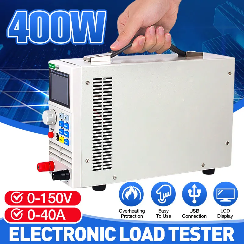 

ET5410 Professional DC Electronic Load Programmable Digital Control Battery Capacity Tester Electronic Loads 400W 150V 40A