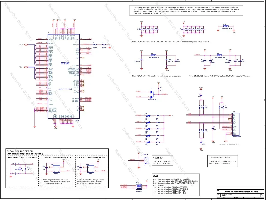 Модуль W5300 WIZ830MJ WIZnet Ethernet модуль TCP/IP аппаратный протокол стек