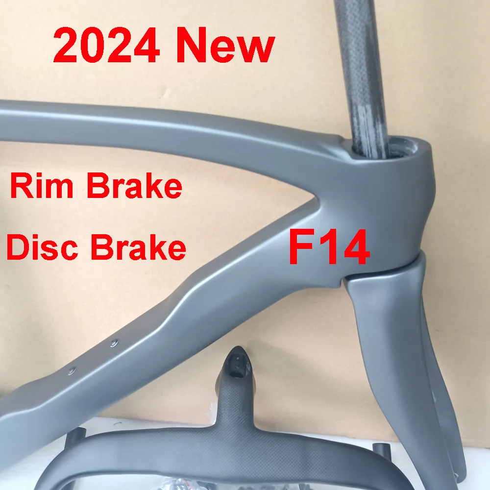 F14 карбоновая рама 1K переплетение для дорожного велосипеда дисковый тормоз обод