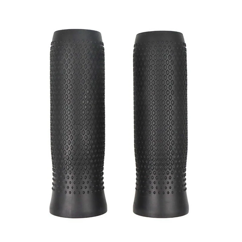 

2PCS Handle Cover Grip Handle Cover Silicone Parts For 9 Nanbo Ninebot Skateboard Handle Cover Anti-Slip Handle Es1es2 (Black)