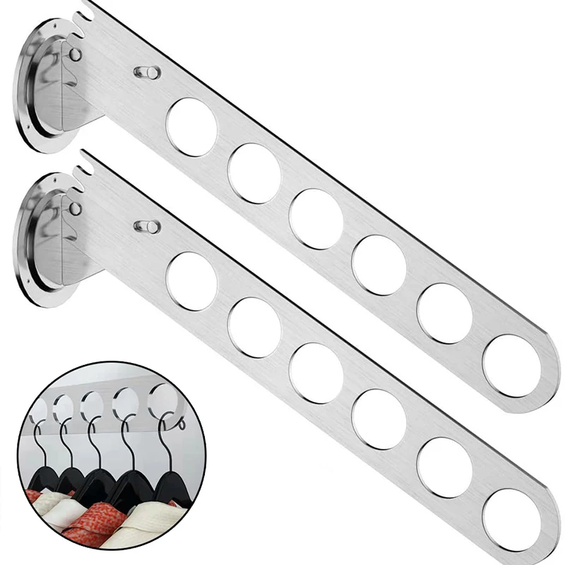 

2 шт., вешалка для одежды, из нержавеющей стали